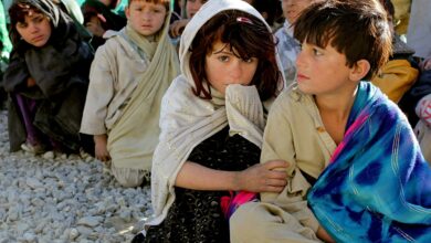 Zdjęcie przedstawiające dzieci w Afganistanie.